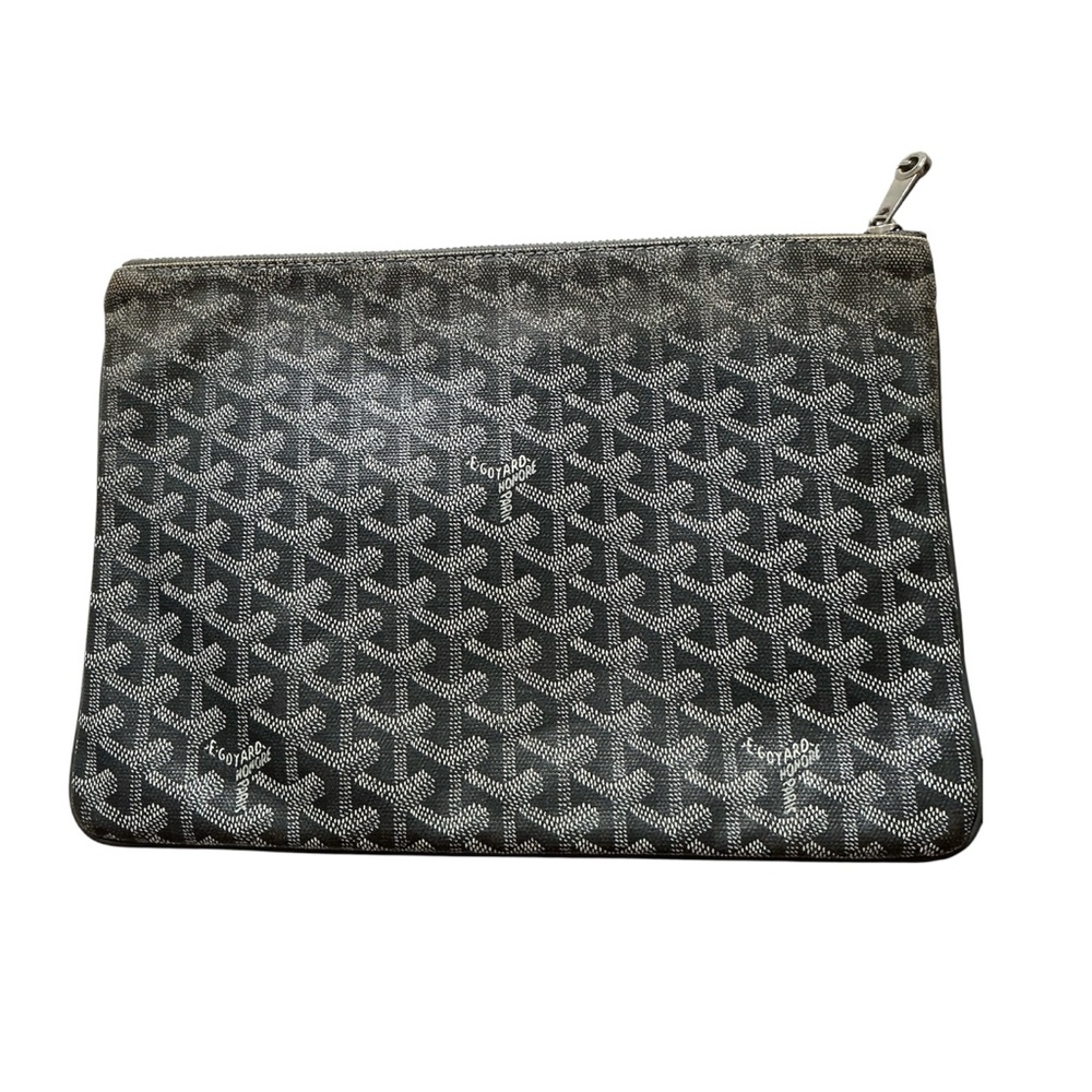 Goyard Senat Gray Monogram Toiletry Pouch Bag